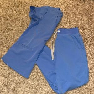 Ceil Blue FIGS scrub set